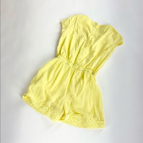 Peek kids yellow lightweight shorts romper 8 - Picture 2 of 8